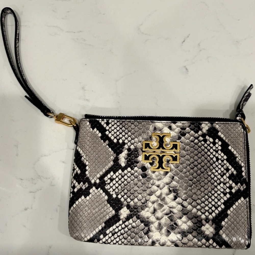 Tory Burch Snakeskin Wristlet